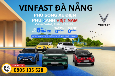 Giá Vinfast VF 3, VF 5, VF 6 , VF 7, VF 8 , VF 9 Tại Đà Nẵng mới nhất tháng 1/2025